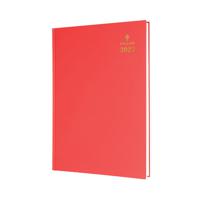 Collins A5 Desk Diary Day Per Page Red 2023 52.15-23