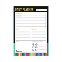 Collins Edge Rainbow Daily Planner Desk Pad 60 Sheets A5 ED15U1.99
