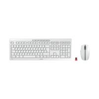 Cherry Stream Desktop Recharge USB Wireless Keyboard and Mouse Set UK Light Grey JD-8560GB-0