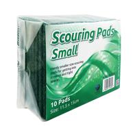 Economy Scourer Flat 150x115mm Green (Pack of 10) SP120