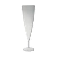 Plastic Champagne Glasses Clear (Pack of 10) C7025A