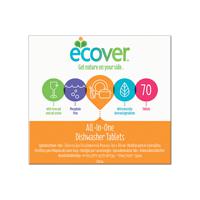 Ecover Dishwash Tablets All in One XL 70 tabs (Pack of 70) 1002126