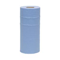 2Work Hygiene Paper Roll 2-Ply 250mmx40m Wrapped Blue CPD43579