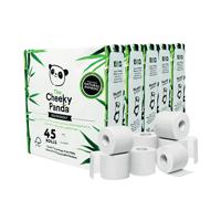 Cheeky Panda 3-Ply Toilet Tissue 5x 9 Rolls (Pack of 45) PFTOILT9X5
