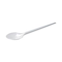 Plastic Dessert Spoon White (Pack of 100) 0512002