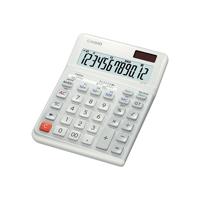 Casio DE-12E 12 Digit Ergonomic Large Desktop Calculator White DE-12E-WE