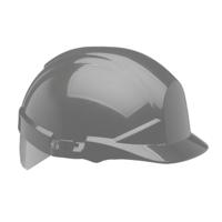 Centurion ReflexGrey Slip Ratchet Helmet with Silver Flash