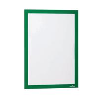 Durable Duraframe Self Adhesive Frame A4 Green (Pack of 2) 487205
