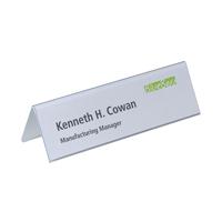 Durable Table Place Name Holder 61x210mm Clear (Pack of 25) 8052/19