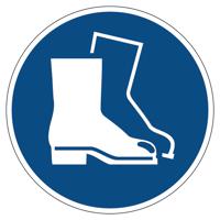 Durable Use Foot Protection Floor Sign Diameter 430mm 173306