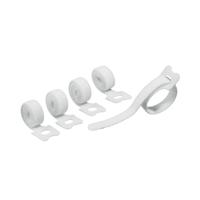 Durable CAVOLINE Cable Management Grip Tie White (Pack of 5) 503602