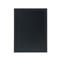 Securit Woody Chalkboard with White Chalk Marker and Mounting Kit 300xx10x400mm Black WBW-BL-30-40