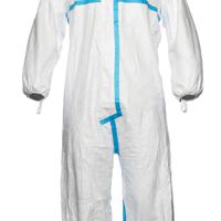 Dupont Tyvek 600 Plus Hooded Coverall with Socks White Small White S