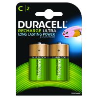 Duracell C Rechargeable NiMH Batteries (Pack of 2) 75052458