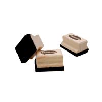 Show-me Mini Wooden Handled Felt Whiteboard Eraser (Pack of 30) WME30