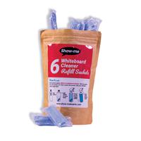 Show-Me Whiteboard Cleaner Refill Sachets (Pack of 6) WCE500R6