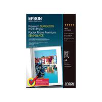 Epson A4 Premium Semi-Gloss Photo Paper (Pack of 20) C13S041332
