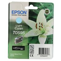 Epson T0595 Ink Cartridge Ultra Chrome K3 Light Cyan C13T05954010