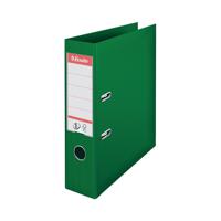 Esselte No 1 Lever Arch File Slotted 75mm A4 Green (Pack of 10) 811360