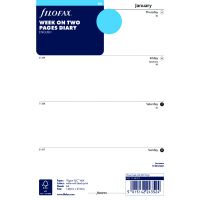 Filofax A5 Week To View Refill 2019 19-68522