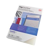 GBC PolyClearView A4 Binding Cover 350 Micron Matte (Pack of 100) IB387166