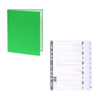 Guildhall Ring Binder 30mm Green (Pack of 10) FOC 1-10 Mylar Dividers GH811506