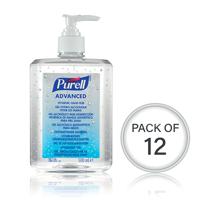 Purell Advanced Hygienic Hand Rub 500ml (Pack of 12) 9268-12-EEU00