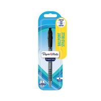 PaperMate Flexgrip Retractable Ballpoint Pen Medium Black (Pack of 12) 2027738