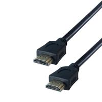 Connekt Gear HDMI V2.0 4K UHD Connector Cable Male to Male Gold Connectors 2m Black 26-70204k