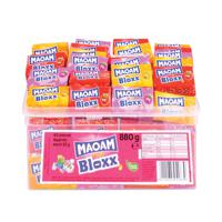 Maoam Blox Chews 40 Sweets Tub (Pack of 40) 50542