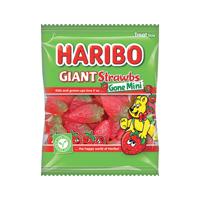 Haribo Strawbs Gone Mini Bags 16g (Pack of 100) 6954