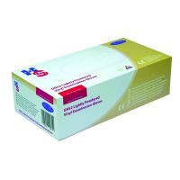 Handsafe Powdered Clear Small Vinyl Gloves (Pack of 100) GN52