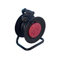 Heavy Duty 2-Way 10 Amp Extension Reel 25m Black WCR252/CHT2513