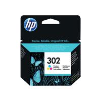 HP 302 Cyan/Magenta/Yellow Ink Cartridge (Capacity: 165 pages) F6U65AE