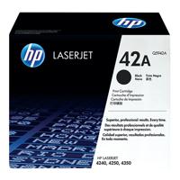 HP 42A Black Laserjet Toner Cartridge Q5942A