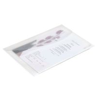 Rapesco Popper Wallet Foolscap Clear (Pack of 5) 0695