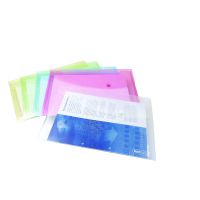 Rapesco Popper Wallet Foolscap Pastel Assorted (Pack of 5) with free Supaclip 40 Dispenser 0696