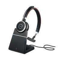 Jabra Evolve 65 Monaural Bluetooth Wireless Headset with Stand Microsoft Teams Version 6593-823-399