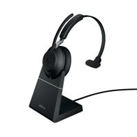 Jabra Evolve2 65 Monaural USB-C Headset with Charging Stand Unified Communication 26599-889-889
