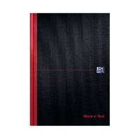 Black n' Red Casebound Hardback Notebook Ruled 192 Pages A4 (Pack of 5) Plus 2 FOC 400116295