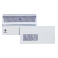Plus Fabric DL Envelopes Window Wallet Self Seal 120gsm White (Pack of 500) C22570