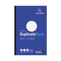 Challenge Ruled Carbonless Duplicate Book 100 Sets 297x195mm (3 Pack) 100080527