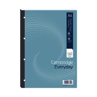 Cambridge Everyday Ruled Margin Refill Pad 160 Pages A4 (5 Pack) 100080234