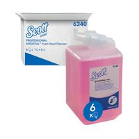 Kleenex Aqua Foam Hand Soap Refill Pink 1 Litre (Pack of 6) 6340