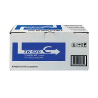 Kyocera Cyan TK-570C Toner Cartridge (12,000 Page Capacity)