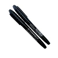 Q-Connect Jumbo Permanent Marker Pen Chisel Tip KF00270 Black Pack of 10 