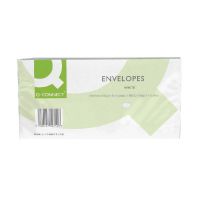 Q-Connect DL Window Envelopes 80gsm Self Seal White (Pack of 1000) KF02713