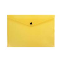 Q-Connect Polypropylene Document Folder A4 Yellow (Pack of 12) KF03595