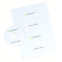 Q-Connect CD/DVD Label 2 per A4 Sheet (Pack of 100) KF05599