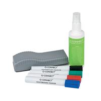 Q-Connect Economy Whiteboard Starter Kit (Includes pens, cleaning fluid and wiper) KF10690